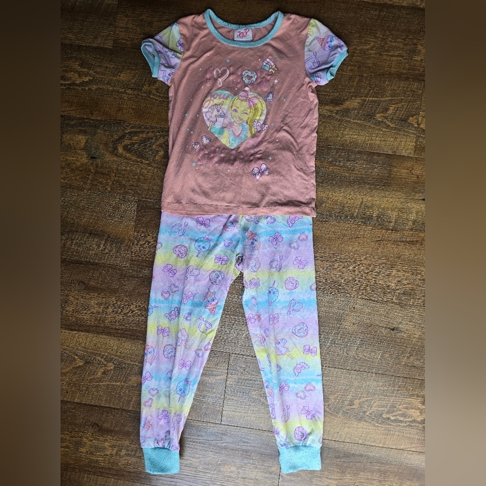 Nickelodeon Pink and Blue Kids Pajama Set US Size 6
